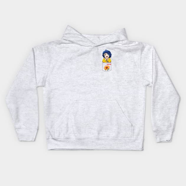 Pocket Chibi Ai Ohto Kids Hoodie by TeeTowArt